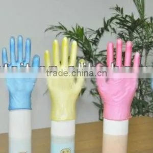 Disposable Colored Gloves/powder Free Vinyl Gloves /vinyl Medical Glove thumbnail-1
