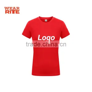 Dry Fit 100% Polyester Short Sleeve Blank T Shirts For Women thumbnail-3