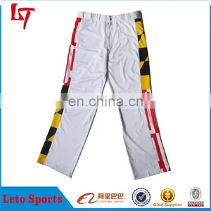 Wholesale Baseball Pants High Quality Plus Size Baseball Pants Custom Polyester Sublimated /fashion Baseball Trousers Wear thumbnail-2