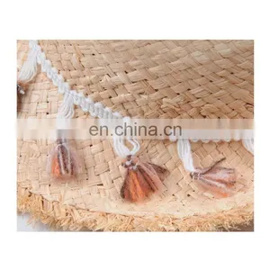 Wholesale Women Summer Beach Fedora Raffia Straw Supreme Hats thumbnail-3