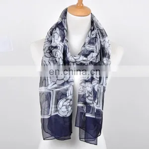 Beach Pareo, Chiffon Scarf, Chiffon Shawl thumbnail-2