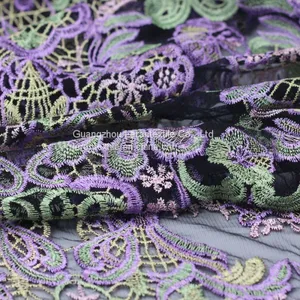 View Larger Image China Factory Direct Flower Patch Mesh Lace Fabric for Girl Dress. thumbnail-2