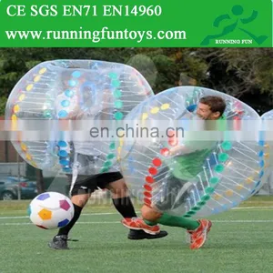 Crazy Football Games Inflatable Human Bubble Balls for Football, Bumper Balls thumbnail-1
