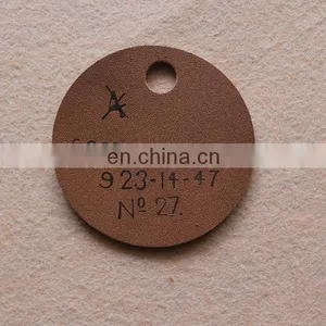 Round Leather Luggage Tag thumbnail-1