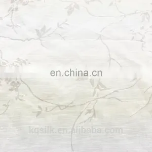 Silk Linen Blend Burnout Fabric for Garment thumbnail-1