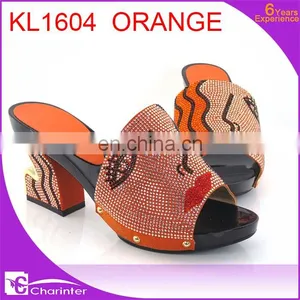 Ladies Shoes in China Slipper Ladies Fancy Shoes Small Order Ladies Shoes Guangzhou thumbnail-3