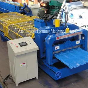 Trapezoidal glazed tiles sheet machine in China thumbnail-1