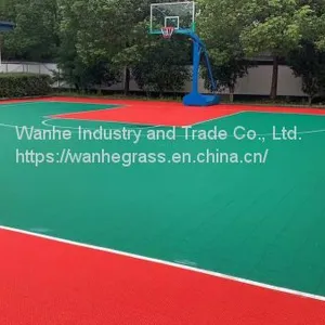Outdoor Interlocking Plastic Floor Tiles for Sports Court thumbnail-1