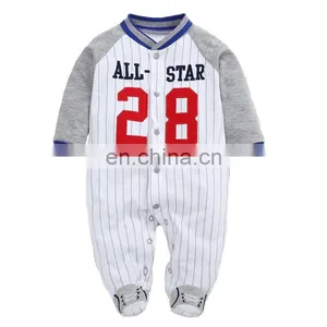 2018 New Arrival Long Sleeve Boutique Baby Romper thumbnail-3