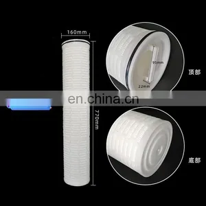 Industrial High Flow Water Treatment Folding 20 40 60inch Filter Element thumbnail-2