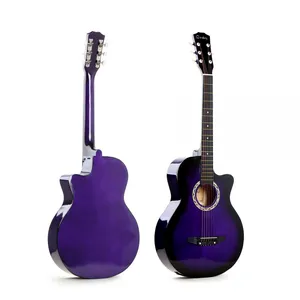 Cowboy38C Acoustic Guitar 38 Inch Factory Guitar Cheap Price for Guitar Beginners thumbnail-1