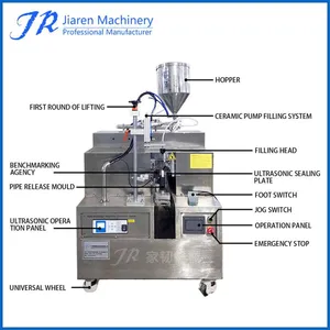 Manual Plastic Ultrasonic Tube Filling and Sealing Machine thumbnail-2