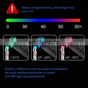 LED Filtration Ionic Showerhead 200% High Pressure 40% Water Saving With 7 Sprays Shower Head thumbnail-2