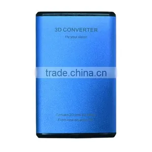 2013 Hot Sale Full HD 1080P HDMI 2D to 3D Signal Converter With 3D Video Glasses, Support 3D TV / 3D Projector / 2D Normal TV Di thumbnail-1