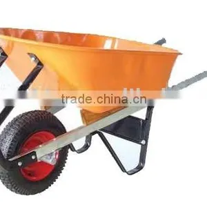 100L WB6009 Steel Wheelbarrow thumbnail-1