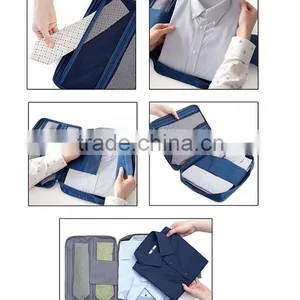 Double Zipper Mesh Suit, Shirt, and Tie Travel Storage Organizer Case With Handle Quality Choice thumbnail-4