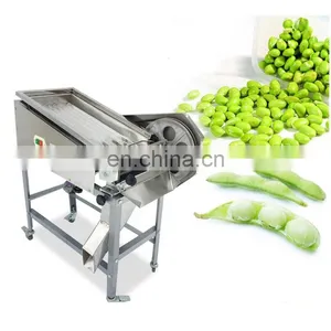 Vibrating Screen Green Pea Peeling Pod Removing Machine for Sale thumbnail-1