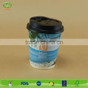 12oz Customized Disposable Double Wall Paper Cup With Lid thumbnail-5