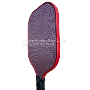 China Direct Factory Custom Logo Pickleball Paddle USAPA Approved Fiberglass Surface Silver Chrome Polypropylene Honeycomb Core Lightweight Pickleball Racket XSK09 thumbnail-3