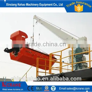 Kcrane Slewing Davit Arm and Crane for Sale thumbnail-1