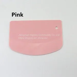 Food Grade Easy Clean Multifunctional Non Stick Cake Baking Tools Plastic Dough Scraper thumbnail-3