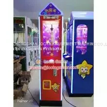 Guangdong Zhongshan Tai Le Tour Children's Indoor Video Game Carnival Coin-operated Self-service Small Magic Star Gift Machine Key New Doll Machine thumbnail-4