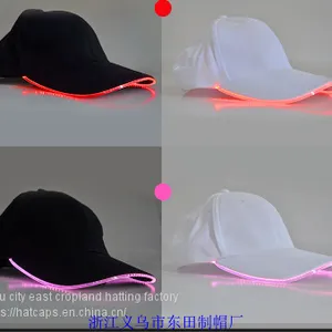 Customized Glow Custom Baseball Cap Hat Cap Wool Hat Manufacturer Logo Printing Embroidery Sun Hat thumbnail-4