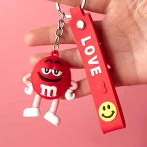 Custom Cartoon Silicone Key Chain Bag Pendant Diy Accessories Accessories thumbnail-2