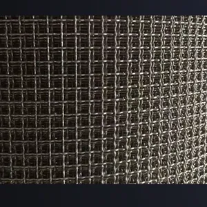 304 Stainless Steel Wire Mesh Crimped Mesh Plain Weave Mesh Metal Filter Mesh Stainless Steel Crimped Mesh thumbnail-2