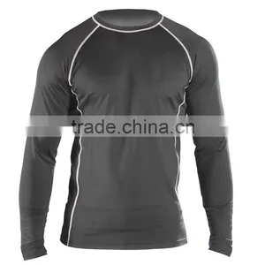 High Quality Polyster Custom Compression Gear, Rash Guard Swim Shirt for Biking thumbnail-1