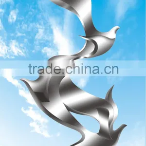 2016 New Modern Sculpture High Quality Fashion Urban Statue Stainless Steel Human Sculpture thumbnail-1