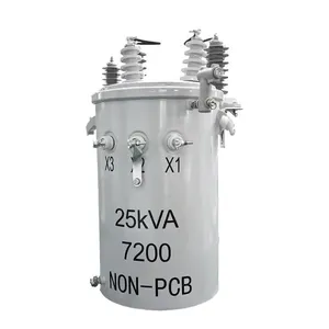 10KVA 15KVA 25KVA 37.5KVA Single Phase Oil Cooled Transformer With Copper Winding thumbnail-2