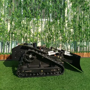 9HP Loncin 224CC Gasoline Engine 200 Meters Long Distance Remote Controlled Brush Mower for Slopes thumbnail-4