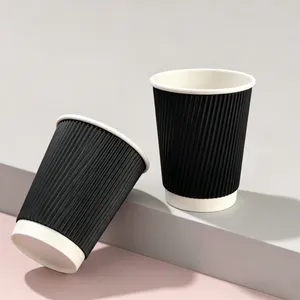 Disposable Paper Cup With PE Coating for Hot Beverages thumbnail-3