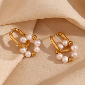 Stainless Steel Drop Earrings Wholesale for Jewelry Wholesale: 304 Grade, Lead & Nickel Free, Gift Box Included thumbnail-1