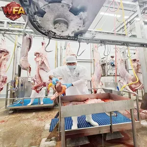 Horizontal Sheep Carcass Splitting Saw Sheep Evisceration Table Complete Mutton Processing Machinery thumbnail-4