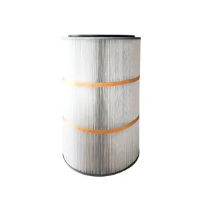 Dust Filter Cartridge Pleated Air Filter Cartridge Industrial Dust Collector Filter Cartridge For Powder Dust Removal thumbnail-5