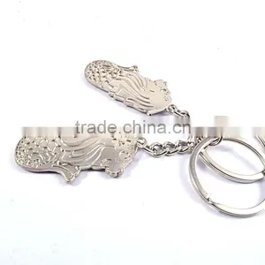 Wedding Thank You Gifts for Guests Silver Key Chain thumbnail-3