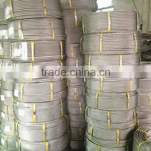 1/4" Stainless Braided PTFE Hose 304 JIC thumbnail-6