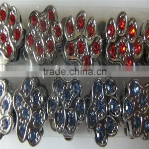 Factory Direct Supply of 10MM Full Diamond Footprints Accesories Paw Slide Charm thumbnail-1