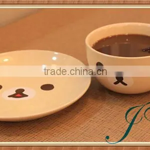 Lovely Small Coffee and Tea Set/coffee Mug With Smiling Face for Gift thumbnail-3