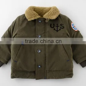 Japanese Wholesale Products High Quality Cute New Born Babies Clothes Jacket for Boys Children Winter Garment thumbnail-5