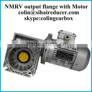 NMRV063 Output Flange Gearbox Motor Transmission With 250w Electric dc Motor Industrial Mechanical thumbnail-1