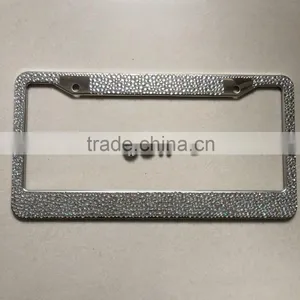 2016 Bling License Plate Frames Pink Diamond Crystal License Plate Frame With Scraw Cap thumbnail-6