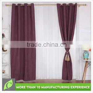 New Style Fashion Polyester Blackout Fabric Curtain Raw Material thumbnail-1