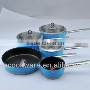 Transparent High-temperature Painting Stainless Steel Kitchenware Sets thumbnail-3