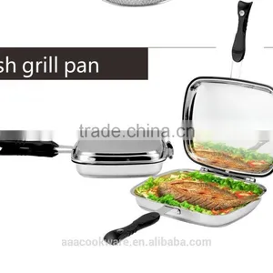 Stainless Steel Fish Grill Pan For Induction Cooker thumbnail-1