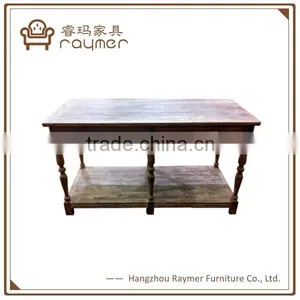 Classic Vintage French Style Wooden Console Table thumbnail-1
