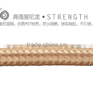 Original GOLF 1.5M Metal Nylon Weave Micro USB 2.1A Fast Sync And Charge Cable for Android Mobile Phone thumbnail-5