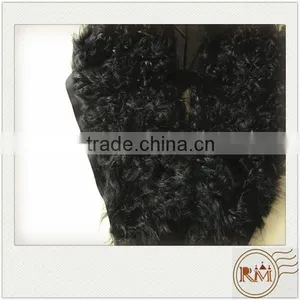 High Quality Sheep Fur Collar/Kalgan Lamb Fur Collar/curly Lamb Fur Collar thumbnail-1